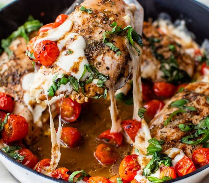Chicken Caprese - Easy Healthy Chicken Recipes