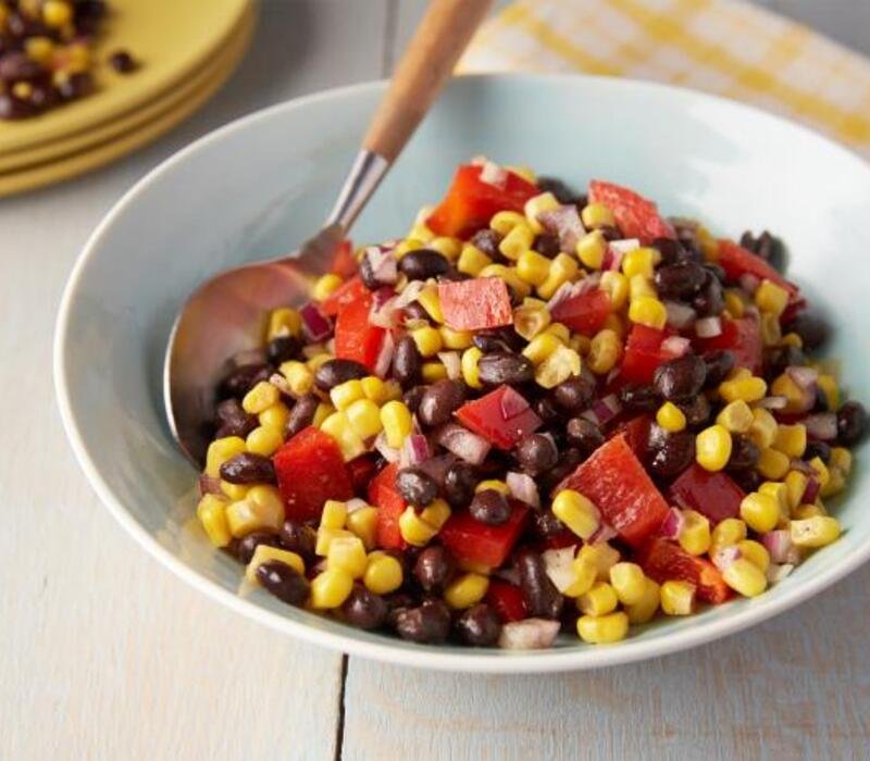 Dark Bean and Corn Salad