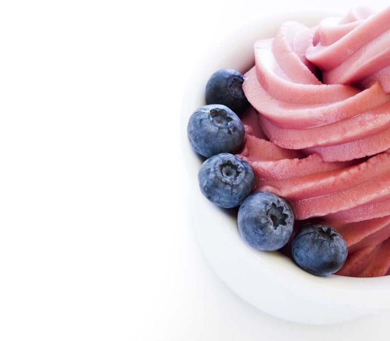 Huckleberry Frozen Yogurt - Healthy Desserts