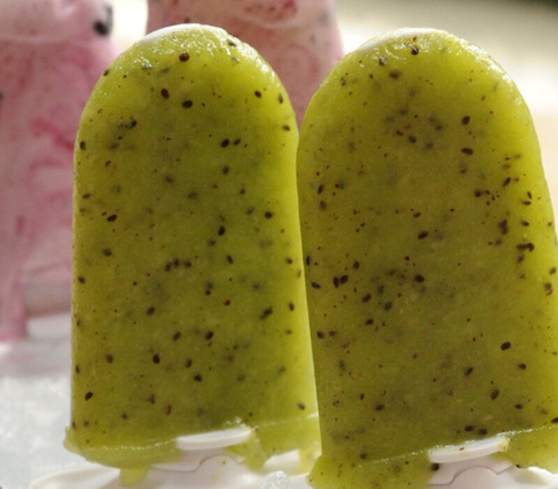 Kiwi Ice Pops - Healthy Desserts
