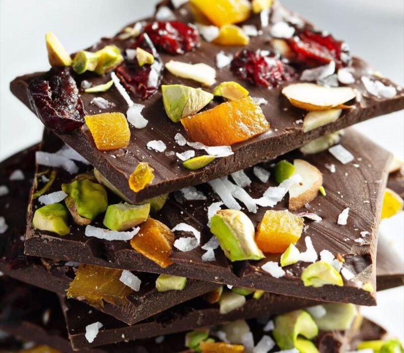 Leafy Foods Dull Chocolate Nibbles