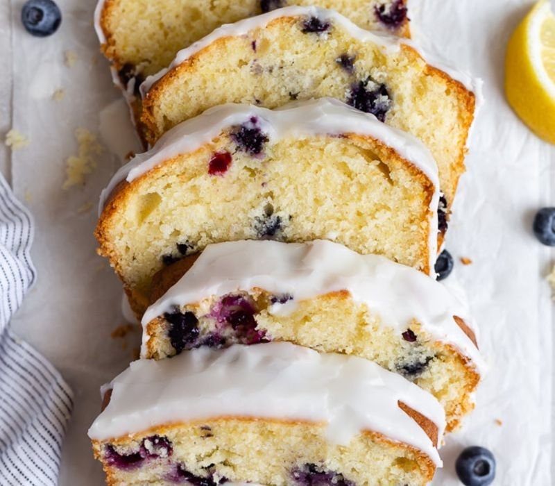 Meyer Lemon-Blueberry Cake - Healthy Desserts