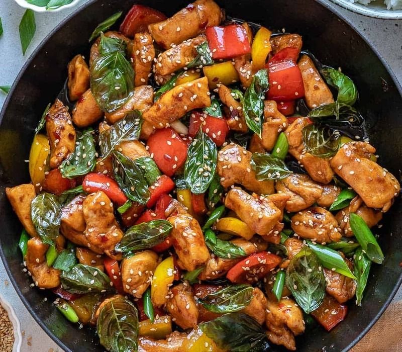 Thai Basil Chicken Easy Healthy Chicken Recipes