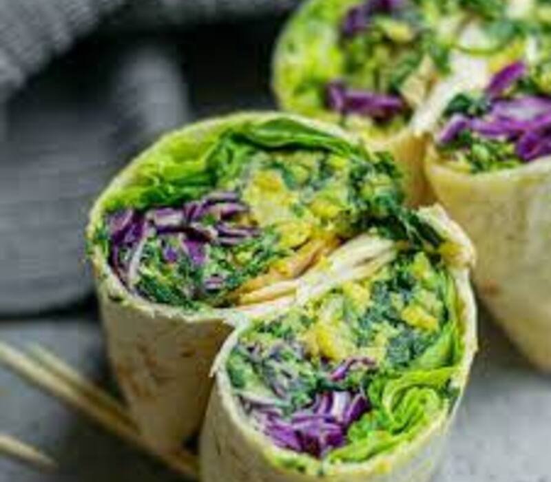 Vegetarian Breakfast Burrito - Healthy Meal Prep