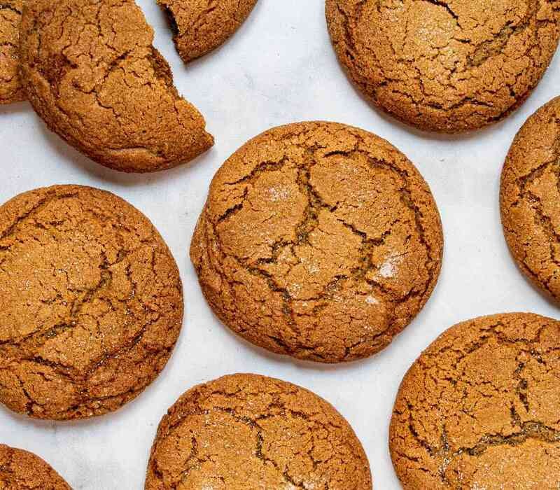 Chewy Oatmeal Molasses cookies