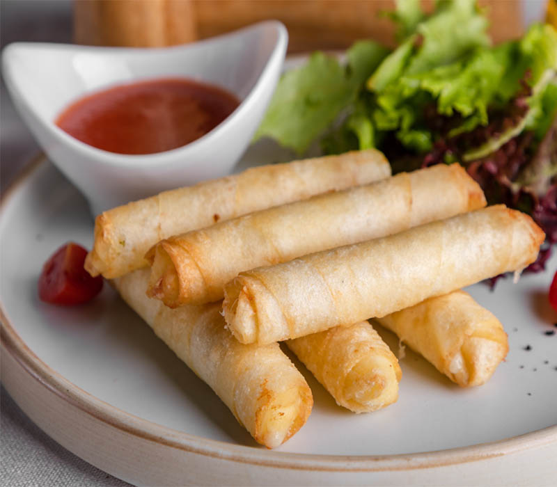 spring roll carbs