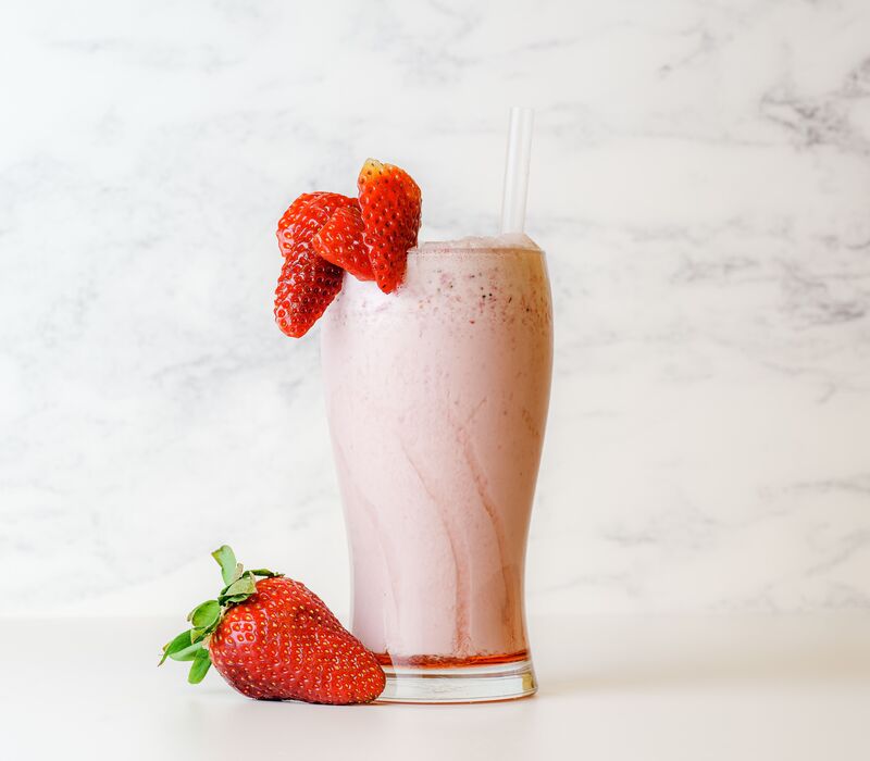 Strawberry-Banana-Spinach-Smoothie Strawberry Banana Protein Smoothie