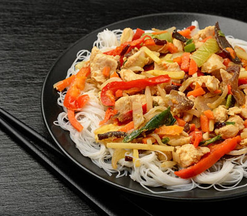 The Best Rice Noodle Stir Fry Recipe 