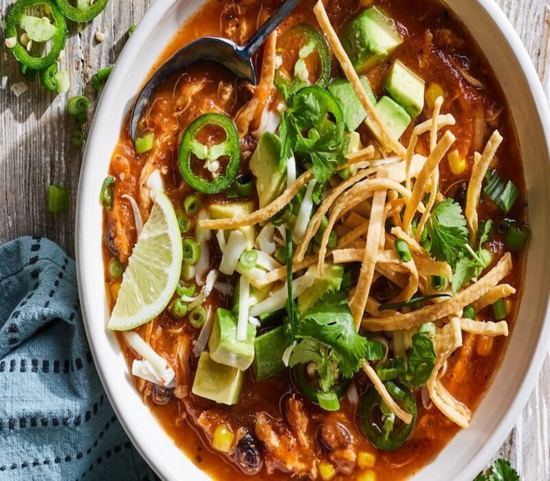 Chicken Tortilla Soup Calories And Benefits - Lifestyle Foodies🍎