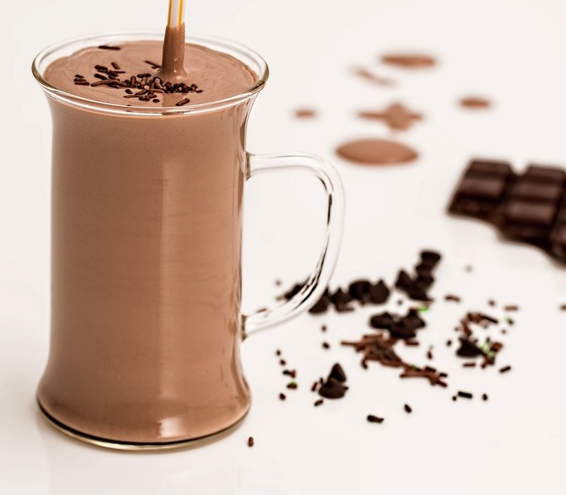 A choc malt can boast your mood. All you need to do is garnish some extra chocolate on top of it.