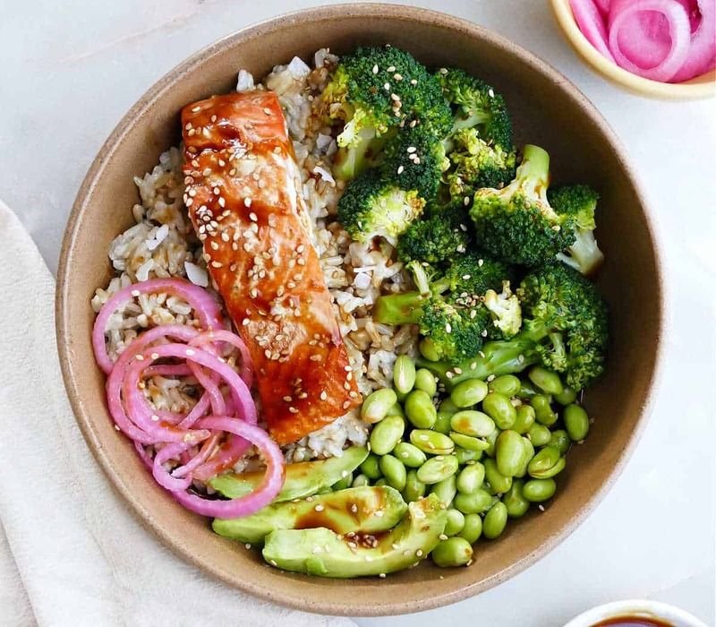 Salmon Rice Bowl Recipe to Make For Lunch