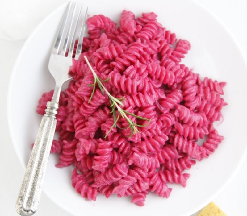 Beet-Pasta Make Quick Beet Pasta Recipe