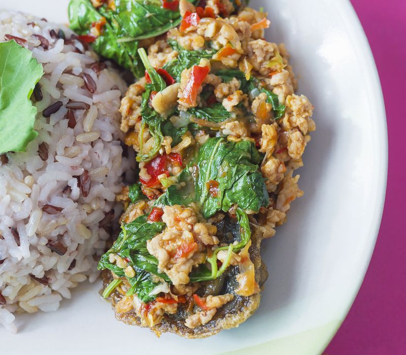 Thai-Basil-Fried-Rice Thai Basil Fried Rice- A Delicious and Flavorful Dish