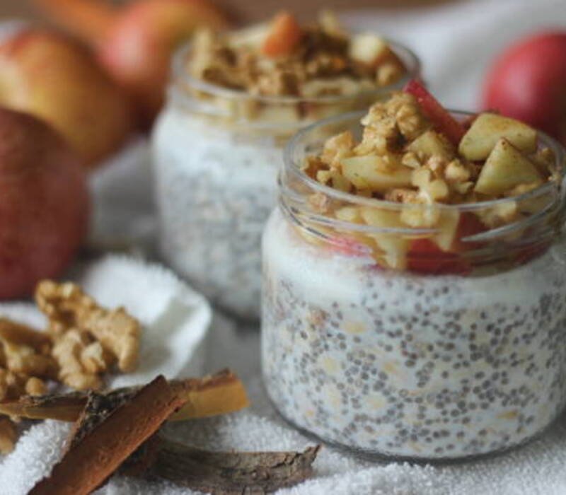 The Best Apple Pie Overnight Oats For You - Lifestyle Foodies🍎