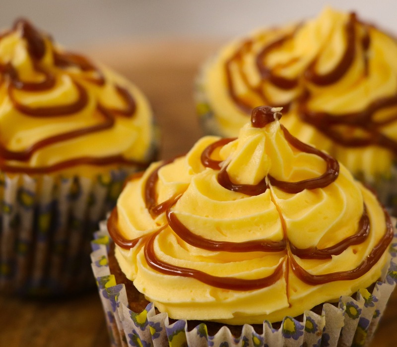 Caramel-Apple-Cupcakes The Best Caramel Apple Cupcakes
