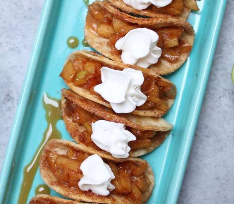 Easy to Make Apple Pie Tacos