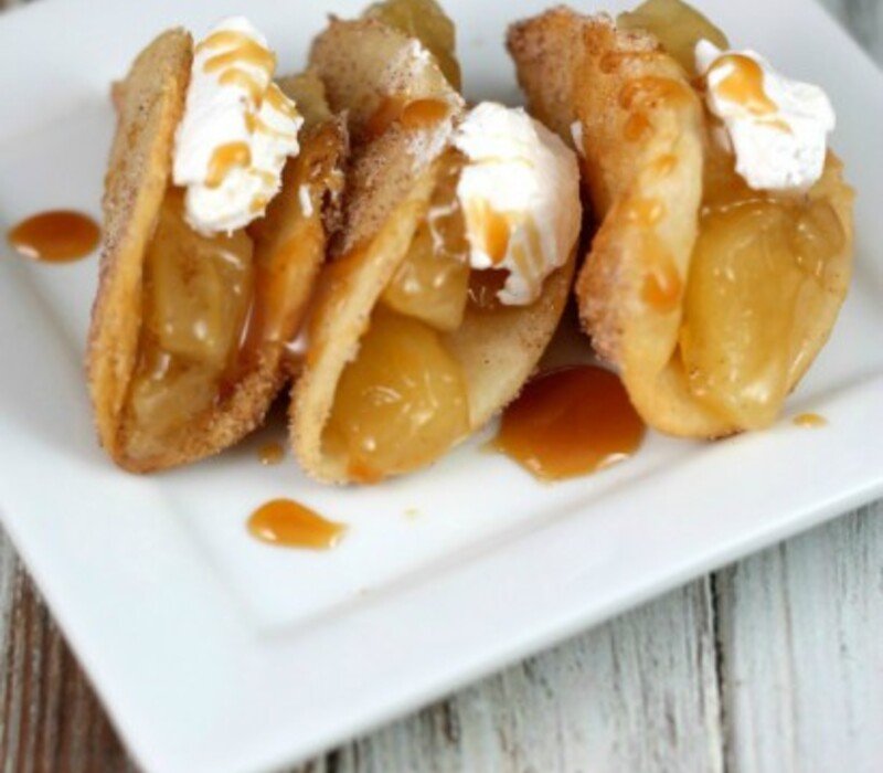 Easy to Make Apple Pie Tacos