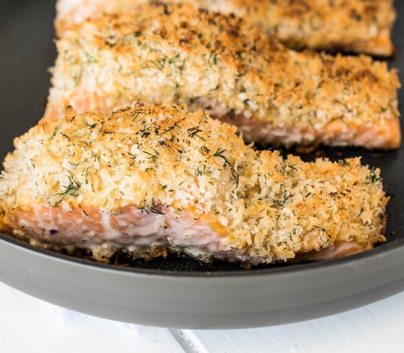 panko-crusted-salmon Easy to Make Panko Crusted Salmon