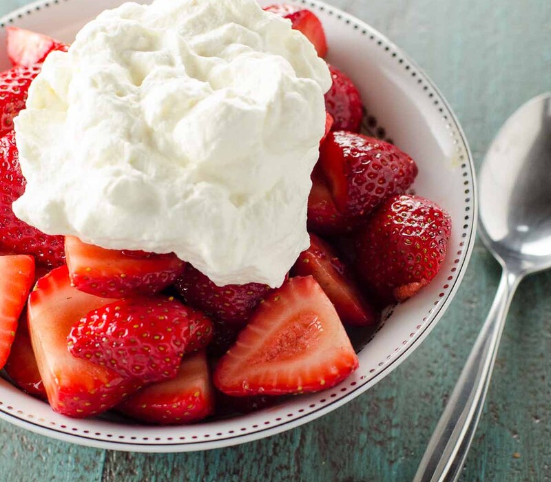 strawberries-and-cream Simple Strawberries and Cream Recipe