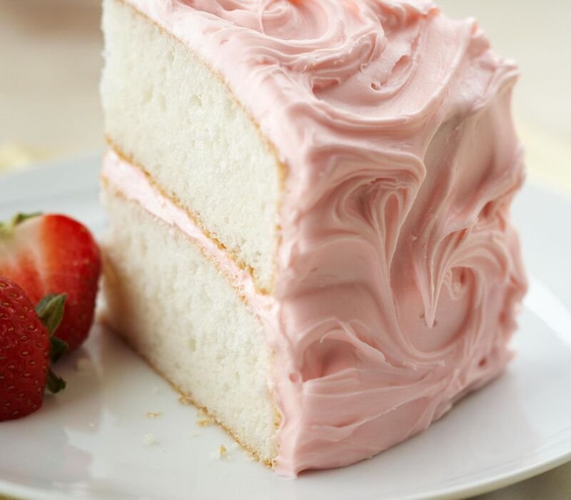 The Simple Sweet Strawberry Champagne Cake