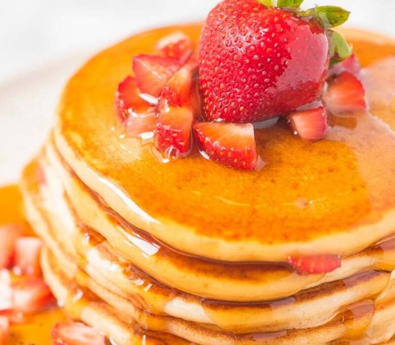 Make Perfect Easy Strawberry Pancakes