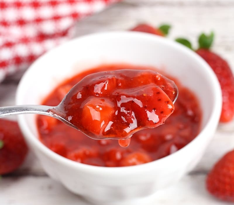 strawberry-topping-for-cheesecake Heavenly Light to Make Strawberry Topping For Cheesecake