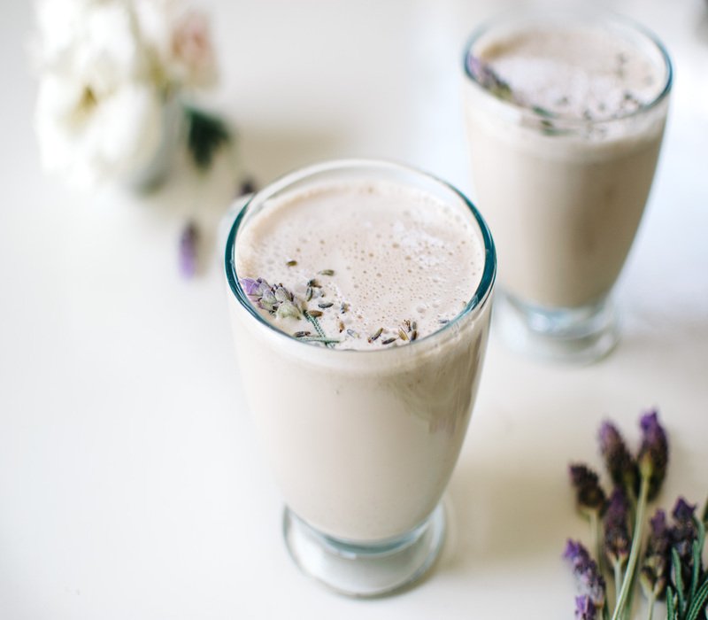 Blueberry Lavender Almond Milk