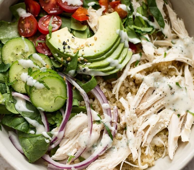 Salad That's a Meal Best Quinoa With Chicken Salad Recipe