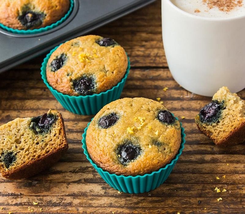 Delicious & Healthy Almond Flour Blueberry Muffins Recipe