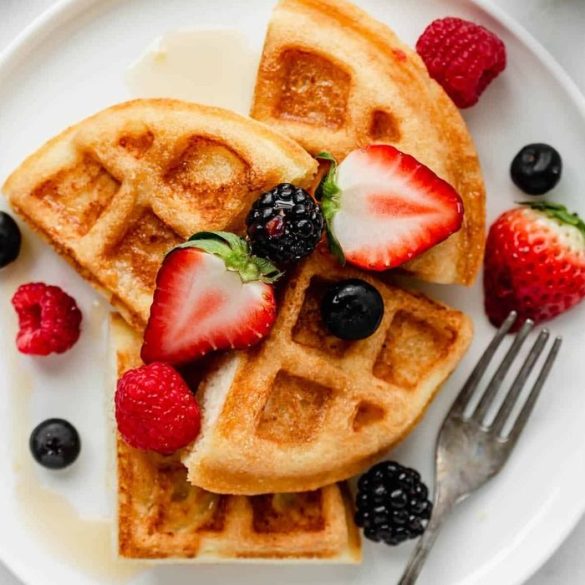 The Best Chocolate Chip Waffles Lifestyle Foodies🍎