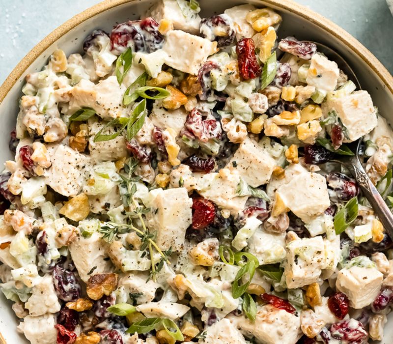cranberry-almond-chicken-salad Enjoy a Healthy & Flavorful Cranberry Almond Chicken Salad