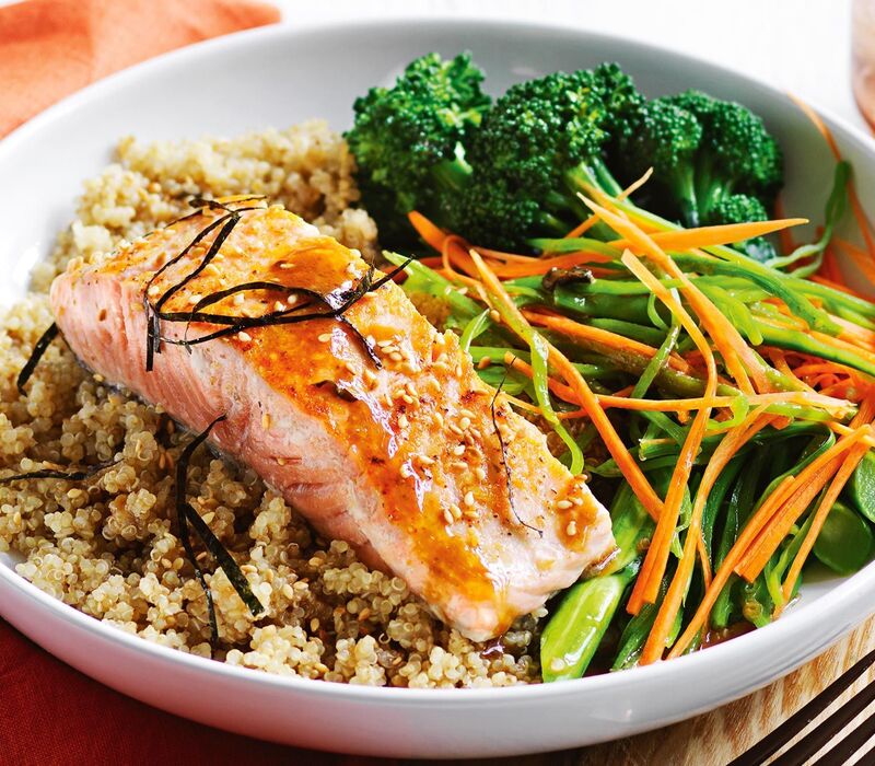 salmon-quinoa-bowl Every Bite a Flavorful of Easy Salmon Quinoa Bowl Recipe