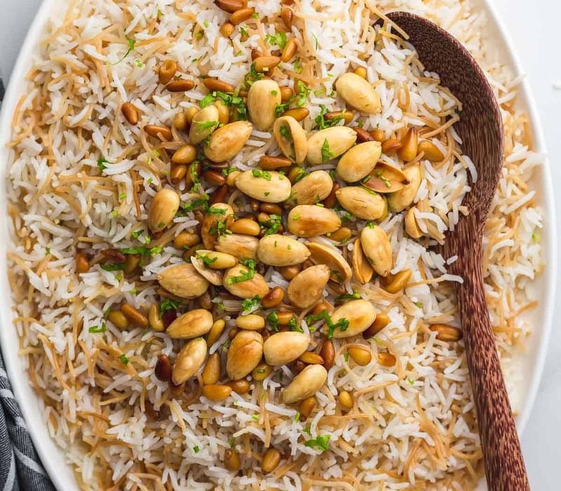toasted-almond Toasted Almond Rice - Delicious Side Dish Recipe