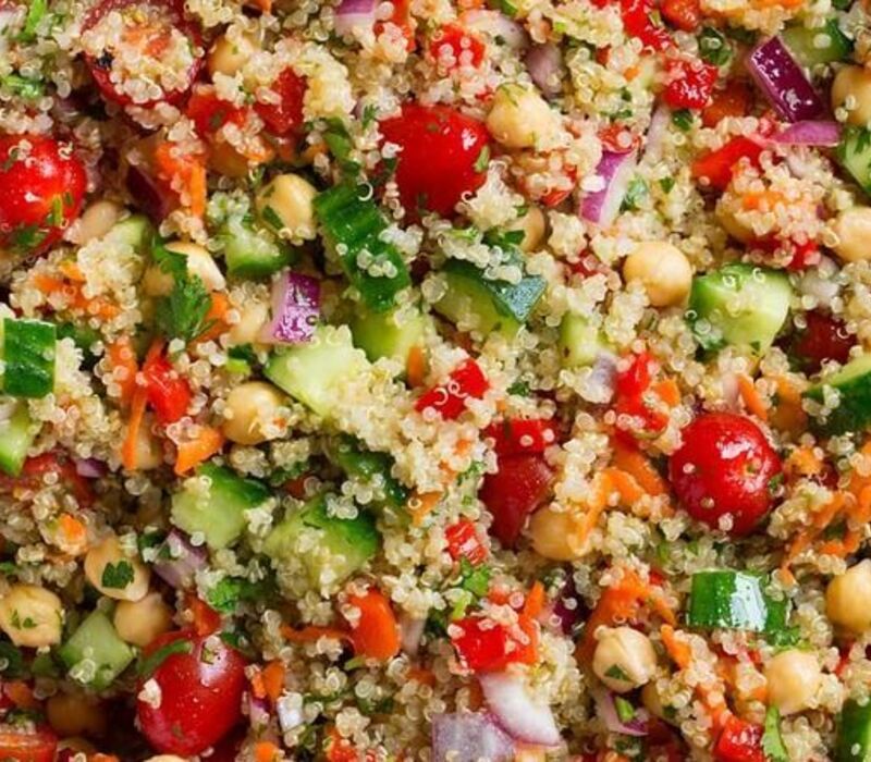 Easy Zesty Quinoa Salad With Tangy Citrus Dressing Recipe